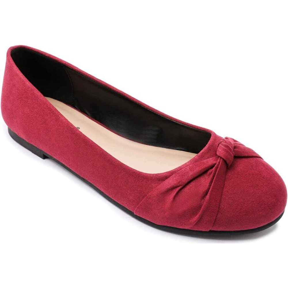Ataiwee burgundy flats